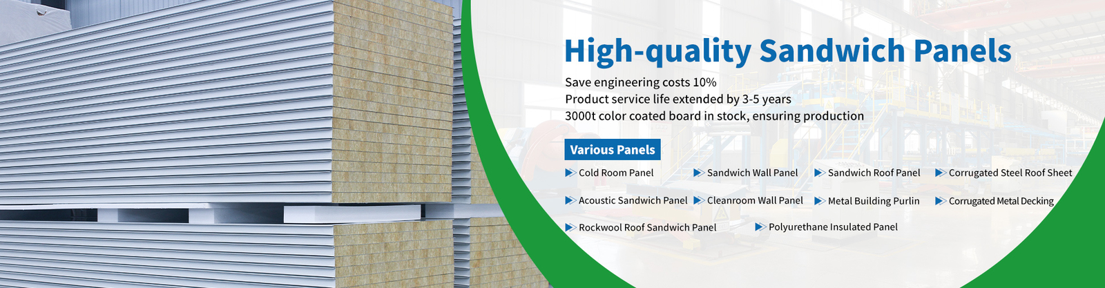 Panel sandwich PU