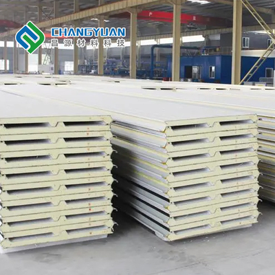 kualitas  Polyurethane Insulated Roof Panels Perfect Combination Of Strength And Insulation pabrik