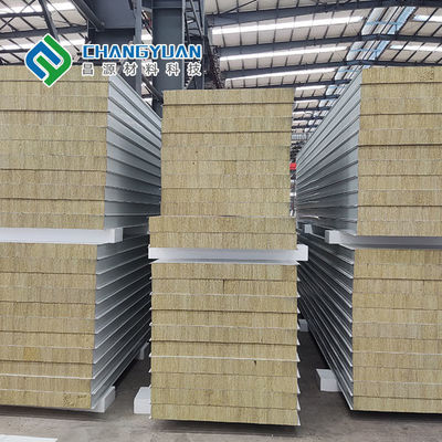 Panel Sandwich Isolasi Panas Isolasi Termal Panel Baja Ditekan
