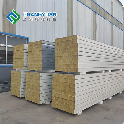 Panel Sandwich Isolasi Panas Isolasi Termal Panel Baja Ditekan