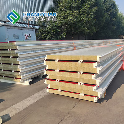 Panel Atap Fotovoltaik dengan Lebar 1000mm dan Inti Wol Batu PU atau Wol Kaca PU untuk Solusi Energi Berkelanjutan