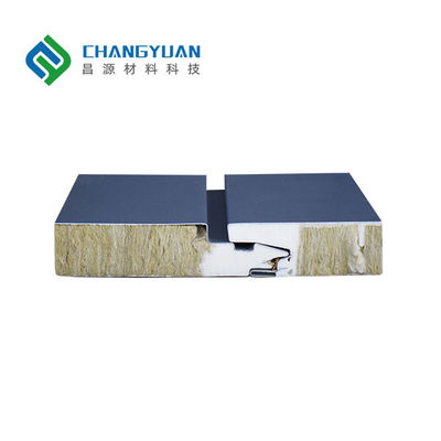 150mm Polyurethane PU Sandwich Panel Dinding Isolasi Dinding Eksternal