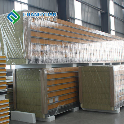 Panel Sandwich Poliuretan Ringan 50mm Insulasi Panas