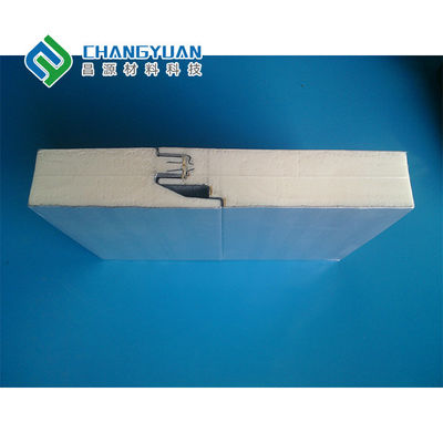 Dekoratif PU Sandwich Wall Panel Bahan Bangunan Tahan Api
