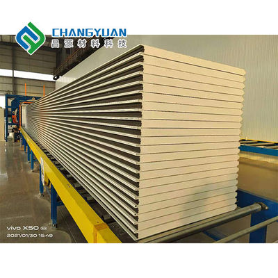 Panel Dinding Dekoratif Polyurethane Sandwich dua lapis Ringan