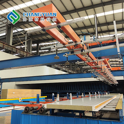 Panel Dinding Sandwich Shandongchangyuan PU Kedap Suara Berbagai Warna