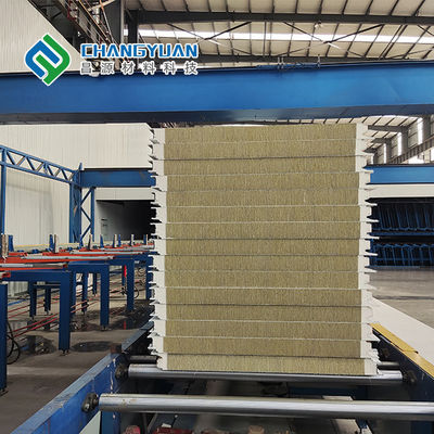 Panel Dinding Sandwich Shandongchangyuan PU Kedap Suara Berbagai Warna