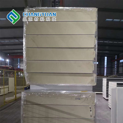 Tahan Kelembaban Cold Room PU Panel Panjang dan Warna Kustom