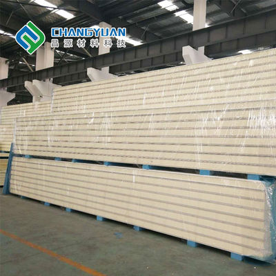 Tahan Kelembaban Cold Room PU Panel Panjang dan Warna Kustom