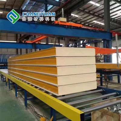 Ruang Dingin Ramah Lingkungan PU Panel B1 / B2 Isolasi Tahan Api
