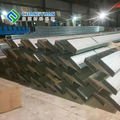 Profil Baja Struktural Perak Strip Logam Galvanis GB ASTM