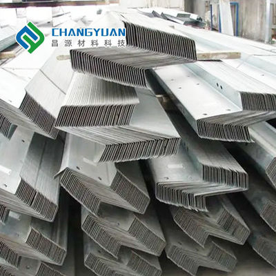 Profil Baja Struktural Perak Strip Logam Galvanis GB ASTM