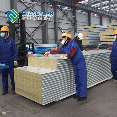 950 / 1050mm Dinding Kamar Bersih Meliputi Panel Dinding Berinsulasi Tahan Air