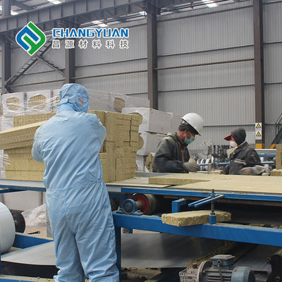 98% RH Cleanroom Wall Panel 50mm 75mm 100mm Untuk Divisi Dinding
