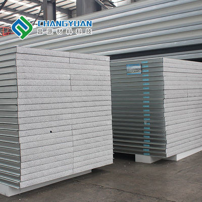 Ukuran Dapat Disesuaikan 950 / 1050mm Pu Insulated Panel Untuk Cleanroom Wall