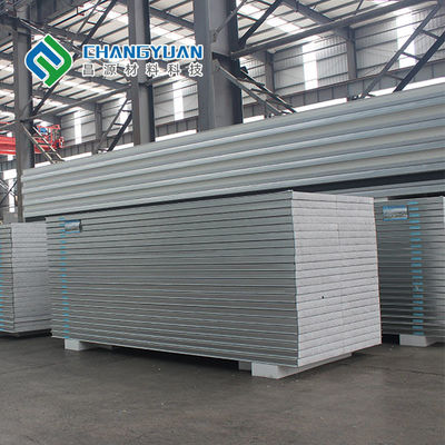 Ukuran Dapat Disesuaikan 950 / 1050mm Pu Insulated Panel Untuk Cleanroom Wall