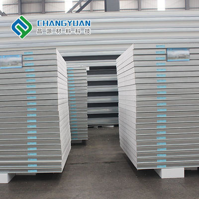 Ukuran Dapat Disesuaikan 950 / 1050mm Pu Insulated Panel Untuk Cleanroom Wall