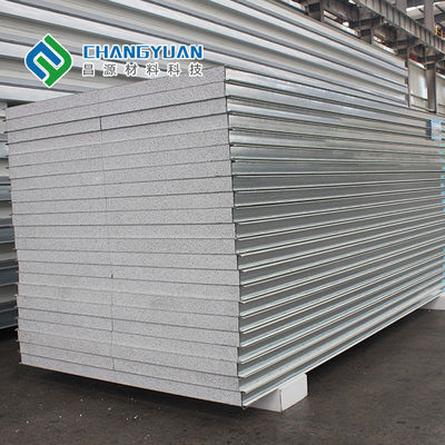 Ukuran Dapat Disesuaikan 950 / 1050mm Pu Insulated Panel Untuk Cleanroom Wall