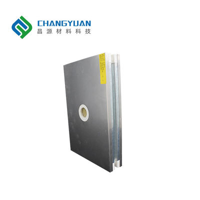 Panel Dinding Cleanroom Fireproofing Panel Dinding Pu Lebar 980 / 1080mm