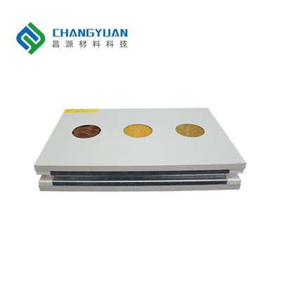 Panel Dinding Cleanroom Tahan Air Pu Busa Panel Dinding Sekrup / Perekat