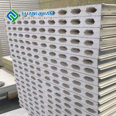 Panel Sandwich Isolasi Lebar 1000mm-1500mm Panel Sandwich Tahan Api