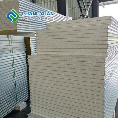 PVF SMP PVDF Composite Panel 50mm/75mm/100mm untuk dinding luar dan atap