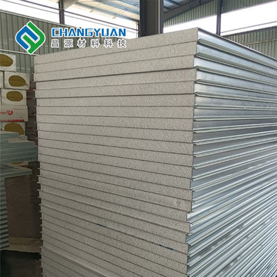PVF SMP PVDF Composite Panel 50mm/75mm/100mm untuk dinding luar dan atap