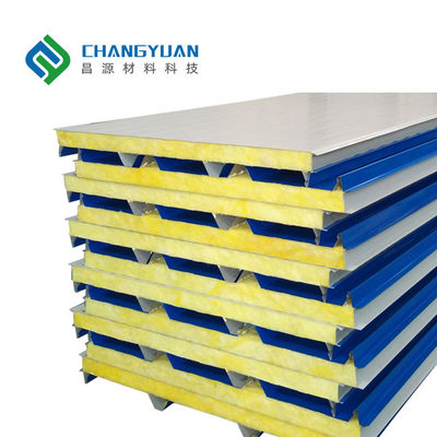 1500mm Sandwich Panel Tahan Api Untuk Atap Dinding Interior Dinding Eksterior