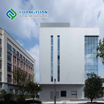 Panel Dinding Logam Beveled edge Disesuaikan Luar Ruangan Untuk Bangunan