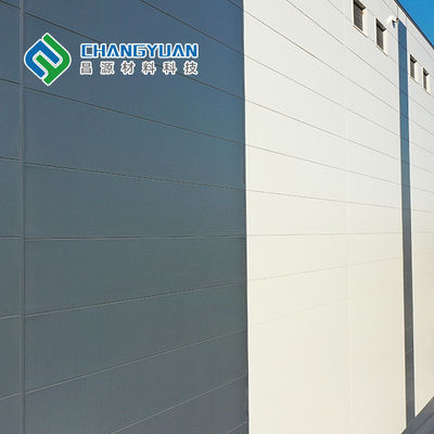 Panel dinding Pu Sandwich tahan api Ketebalan 50/75/100/150/200mm