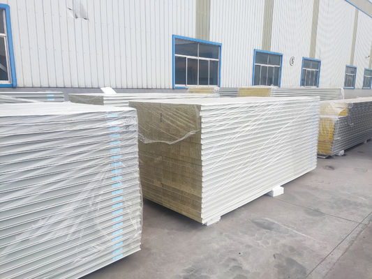 Panel dinding kamar bersih tahan air dengan ketebalan yang dapat disesuaikan 50/75/100mm