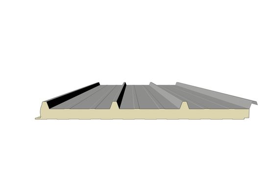 Waterproof PU Sandwich Roof Panel dengan Fire Rating B1/B2 dan Isolasi Panas