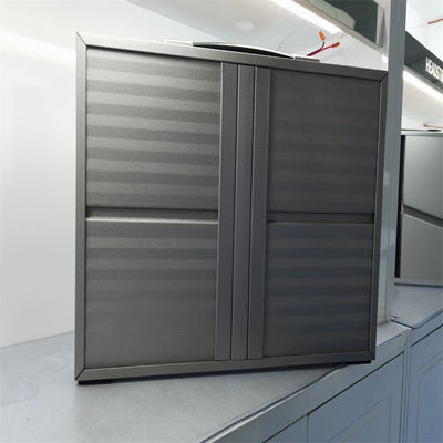 Fireproof permukaan halus Pu Batu Panel dinding Pu Wall Cladding dengan desain empat alur tahan panas
