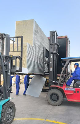 50mm Anti Korosi Panel Tembok Sandwich Terisolasi Panas Untuk Kamar Dingin