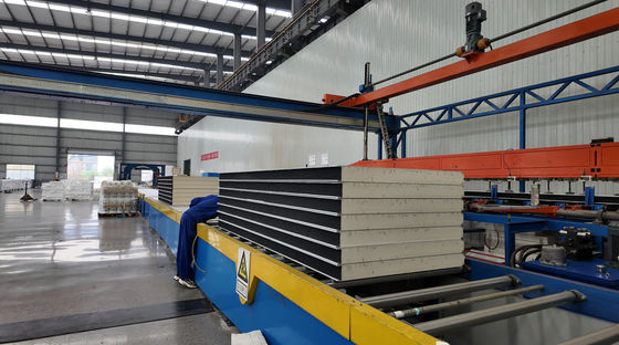 200kpa+ Kekuatan kompresi ruangan dingin PU Panel 100/150/200/250mm