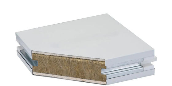 50/75/100mm Modular Clean Room Panel Kelas A Fireproof Waterproof Insulation