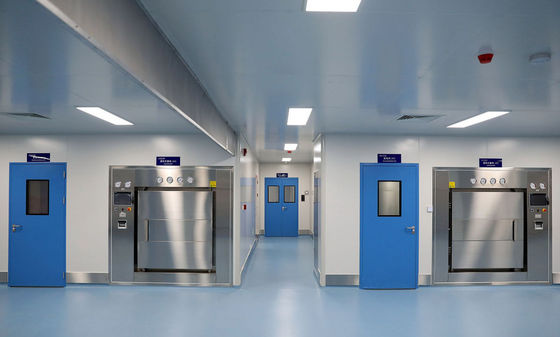 50/75/100mm Modular Clean Room Panel Kelas A Fireproof Waterproof Insulation