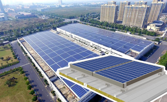 Panel Atap Fotovoltaik dengan Lebar 1000mm dan Inti Wol Batu PU atau Wol Kaca PU untuk Solusi Energi Berkelanjutan