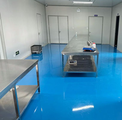 Panel dinding kamar bersih yang dapat disesuaikan Lebar 950/1050mm untuk solusi kamar bersih yang dipersonalisasi