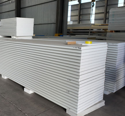 Panel sandwich isolasi dinding eksterior dengan permukaan PVDF Ketebalan 50 mm