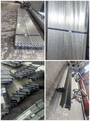 Talang Logam Bergelombang Tahan Korosi Tinggi dengan Kapasitas Beban Hingga 500 Kg/m² dan Ketebalan 0,7mm hingga 1,5mm untuk Dukungan Struktural