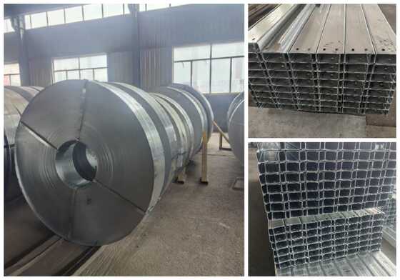 Talang Logam Bergelombang Tahan Korosi yang Dapat Disesuaikan Hingga 6000mm dengan Kapasitas Beban Hingga 500 Kg/m²