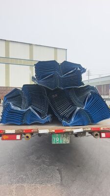 Talang Logam Bergelombang Kapasitas Beban Tinggi dengan Baja Galvanis dan Panjang Kustom Hingga 6000mm