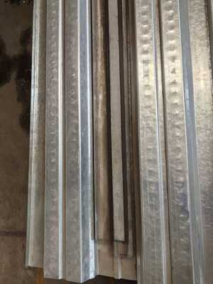 Lembaran dek bergelombang Lembaran dek logam berusuk Lembaran dek baja berusuk dek logam bergelombang