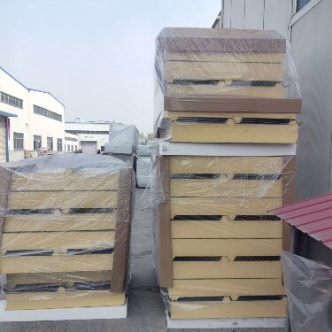 Panel poliuretan terisolasi panel terisolasi panel sandwich panel sandwich dekoratif panel sandwich